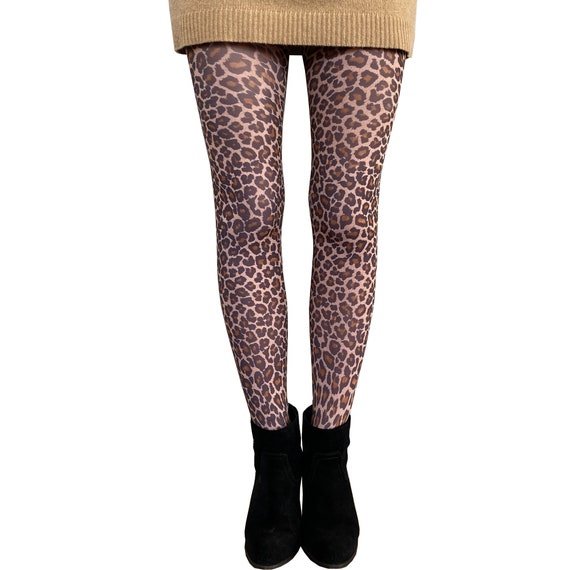 Leopard print Tights for women A 