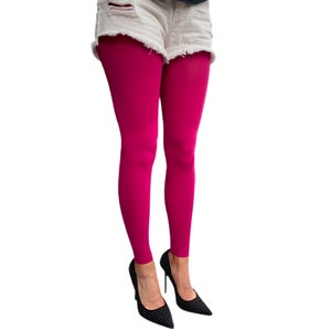 Cherry Footless Tights for Women | Ankle Length Pantyhose | Plus Size Available