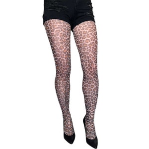 Leopard Tights For Women Malka Chic 2