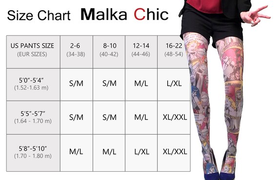 Black footless tights Chicago for women From ankle to waist Black pantyhose Available in plus size tights