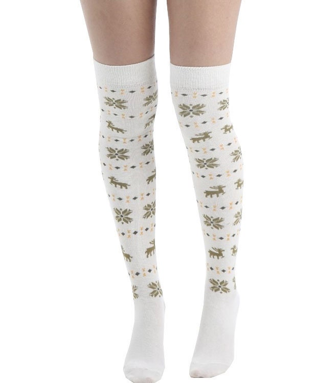 Winter Patterned Socks With Renders 