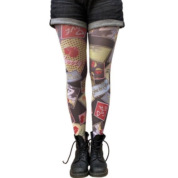 multi colored tights