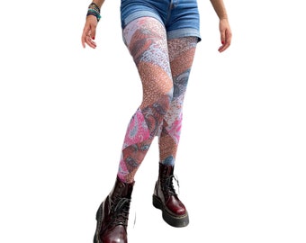 Paisley Chic Patterned Tights for women