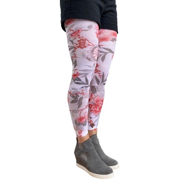 Buy Floral Patterned Footless Tights Japan Perfect Gift for Her Tights  Available in Plus Size Online in India 