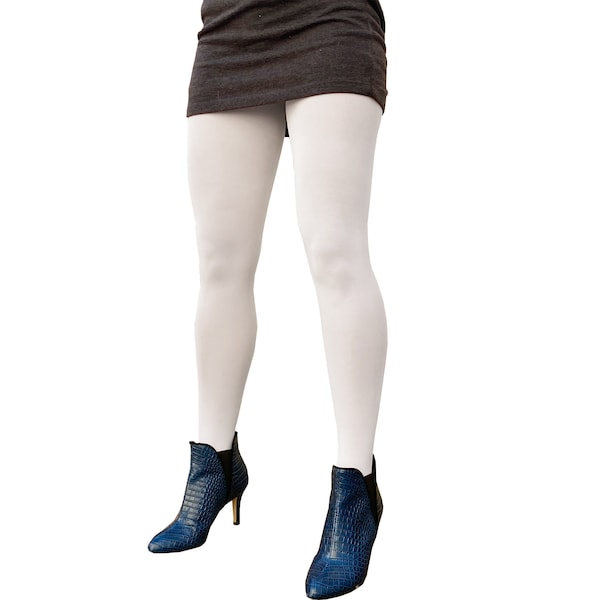 White Tights for Women soft and durable | opaque pantyhose | tights available in plus size