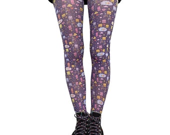 Multicolored patterned Tights Gift | colorful pantyhose for women available in plus size