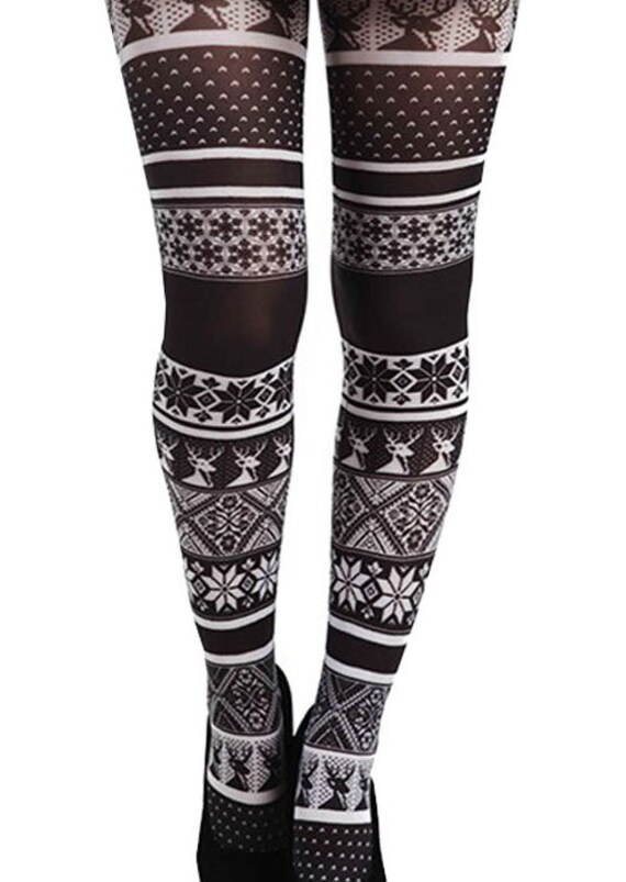 patterned tights