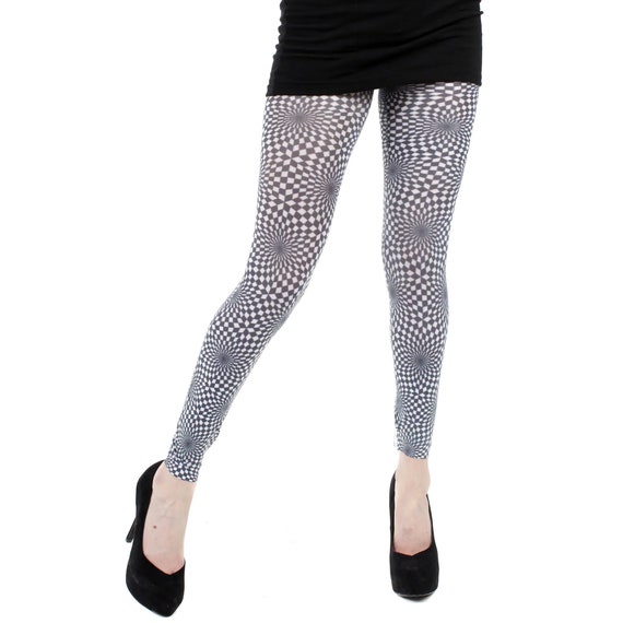 black footless tights