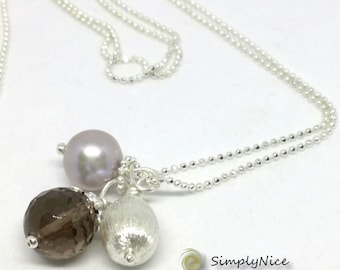 Smokey Topaz Necklace