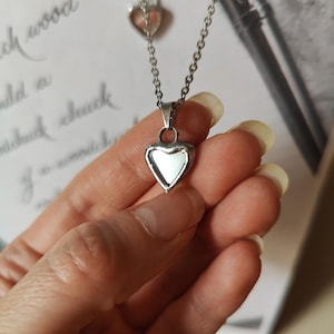 Small mirror necklace Paranormal protection necklace Gothic choker Handmade jewelry Stained glass Celestial necklace Small mirror pendant image 8