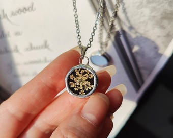 Dubbelsidigt spegelhalsband Empatiskt paranormalt skyddshalsband Handgjorda smycken, Presenter till flickvän, unik present till henne