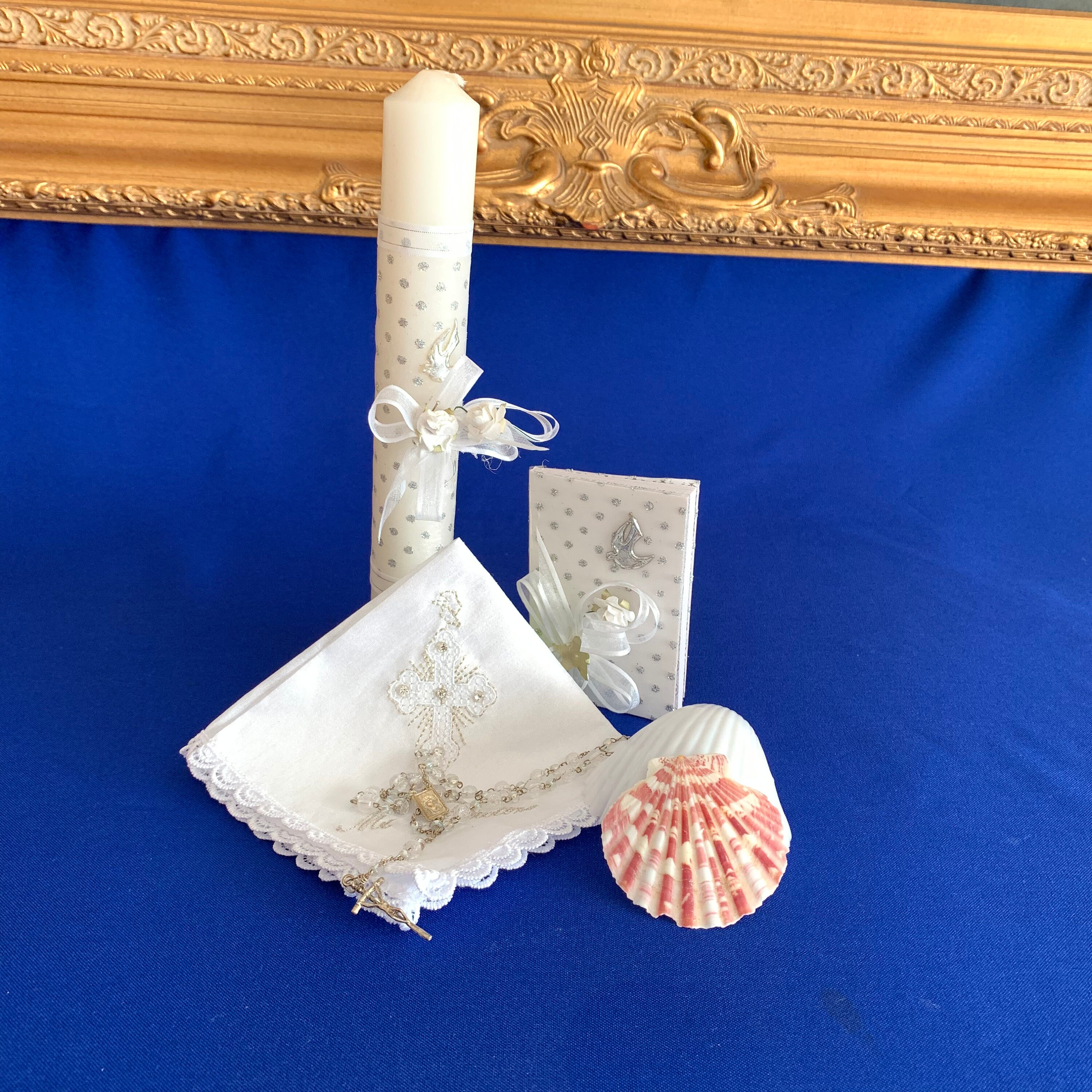 Baptism Candel said Handmade Catholic Baptism Kit including Etsy