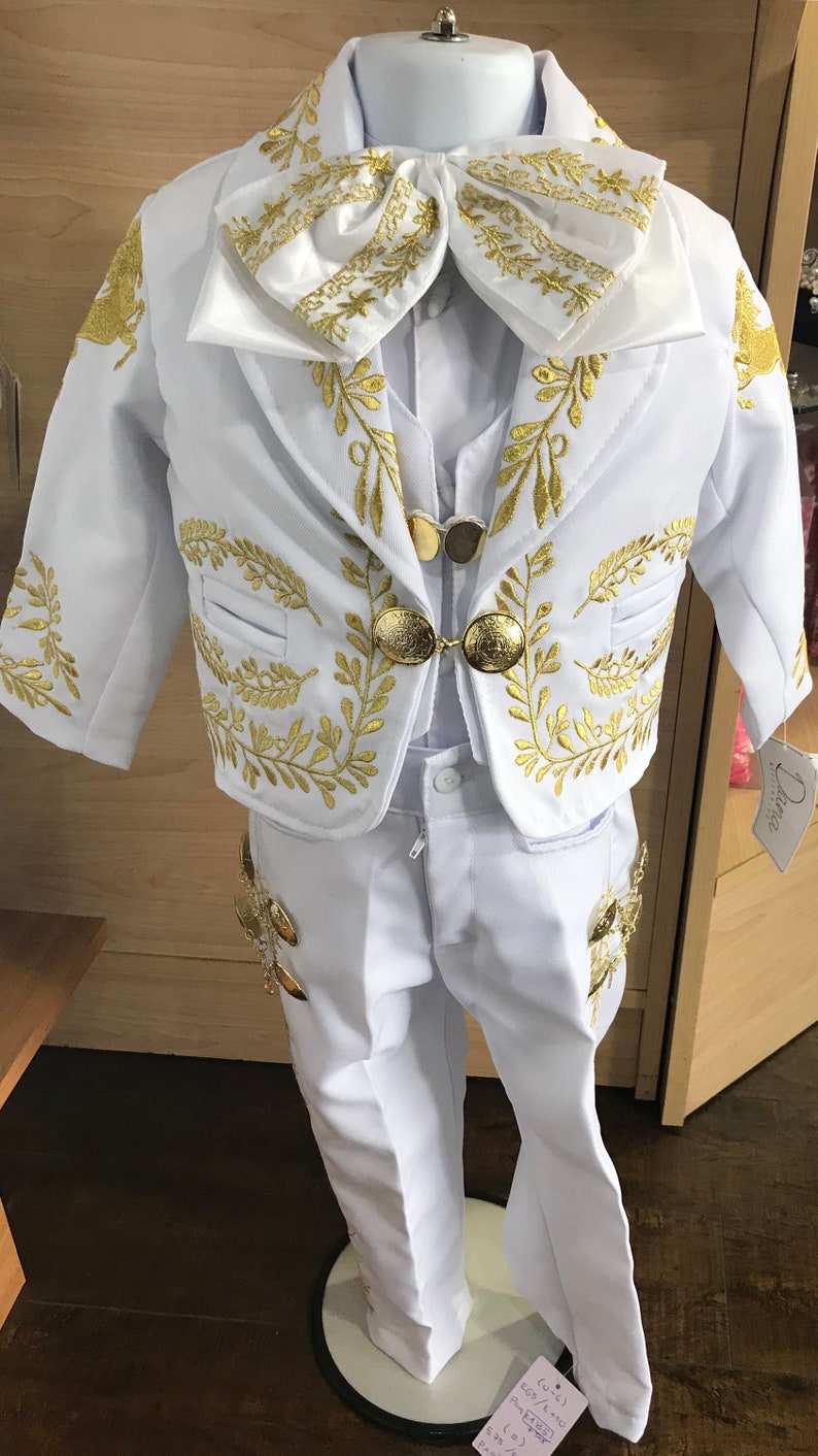 white mariachi outfit