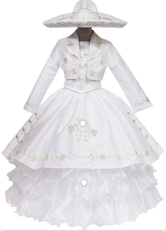 charro outfit for baptism for girl