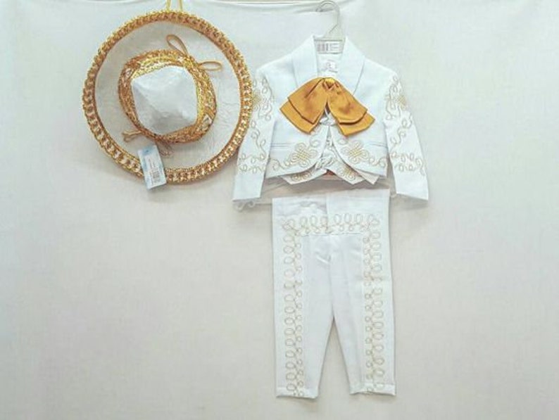 white mariachi outfit