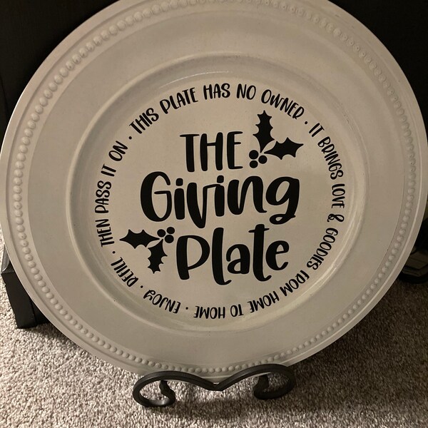 Giving Plate - Etsy