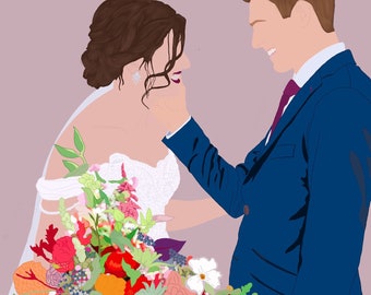 Wedding Digital Illustration