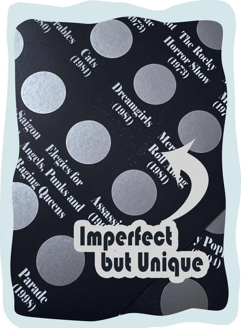 Musical Scratchoff Poster minor Imperfections See Etsy