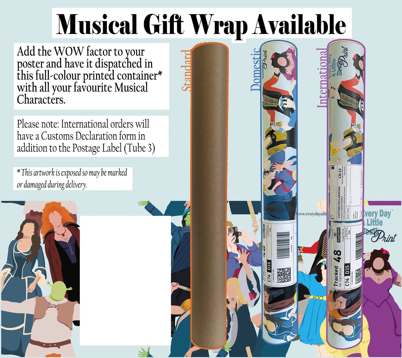 Musical ScratchOff Poster Etsy