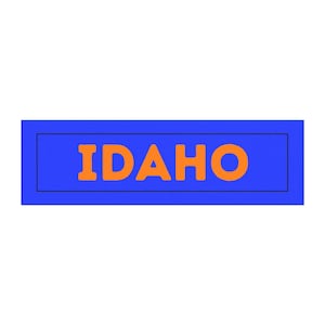 Idaho State Car Magnets, Idaho Lover Gift, Idaho Souvenir Fridge Magnet, Idaho Home Decor, Travel Gift