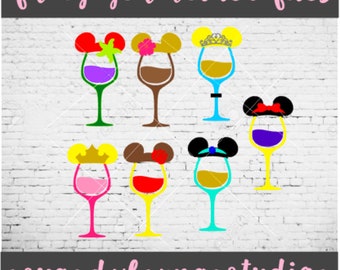 Free Free 140 Disney Princess Wine Glass Svg Free SVG PNG EPS DXF File