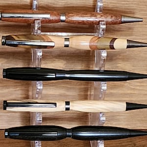 Handcrafted Wood Lathe -Turned Writing Pen - Unique Handmade Gift