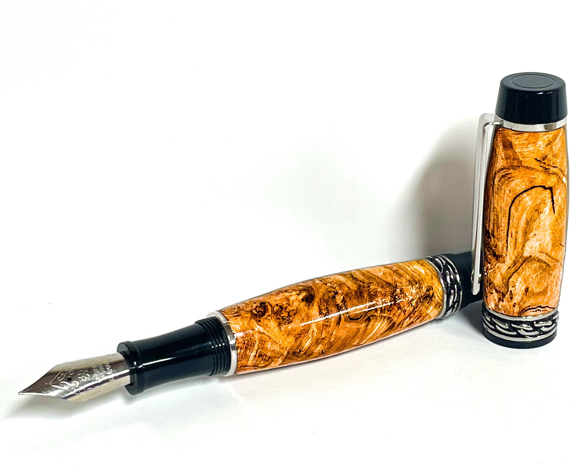 Wancher Dream Pen True Ebonite Marble Brown Handmade Traditional Art Japanese F/m Nib Fountain Pen - Fountain Pens - AliExpress