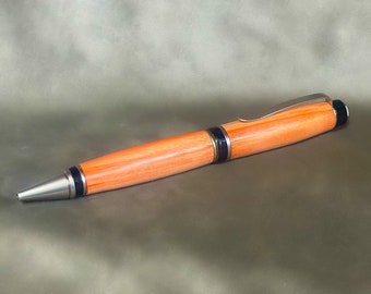 Box Elder - The Wisconsin State ‘Weed’ Ballpoint Pen | Flame Red Streaks