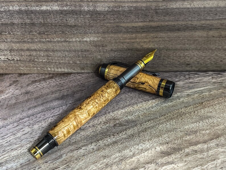 Custom Handmade Fountain Pens Unique Classic Wood Engraved Etsy