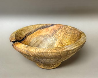 Live Edge Wood Bowl - Hard Maple | 10" Diameter & 4.5" Tall