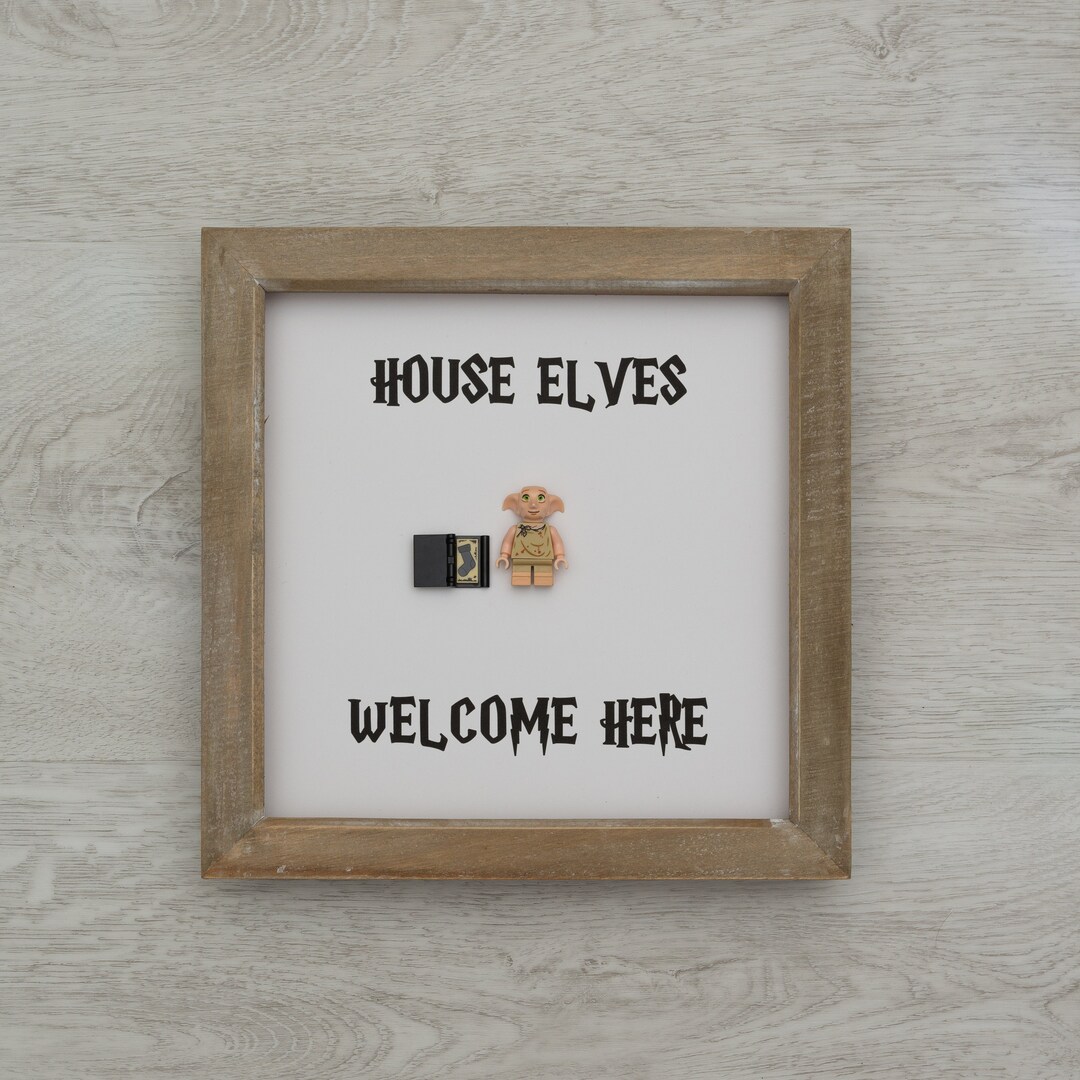 Dobby Frame: Harry Potter Inspired House Elf Welcome Sign - Etsy