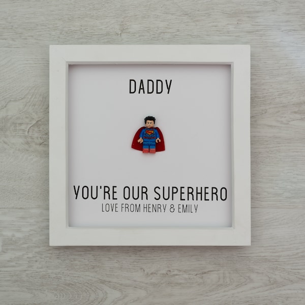 Personalised Superhero Gift for Dad, Gift For Grandad, Gift for Daddy | Personalised Gift for Dad Superhero Gift | You're My Superhero Gift