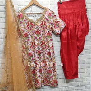 Salwar Kameez Punjabi suit for women plus size shalwar kameez - Made to measure outfit