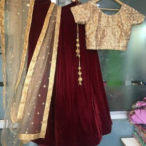 Indian wedding wear Lehenga choli for women USA Girls party function wear simple silk plus size lehenga skirt blouse Dupatta set