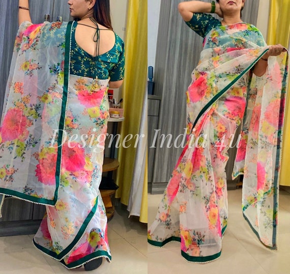 Sabyasachi hot sale organza saree