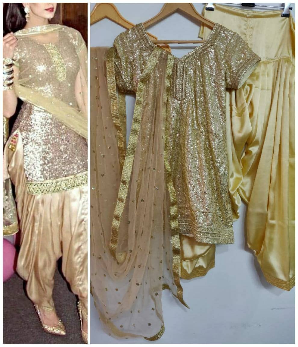 Punjabi Patiala Bollywood Designer Indian Embroidery full sequin SALWAR  KAMEEZ | Punjabi suits designer boutique, Patiala suit designs, Indian  outfits