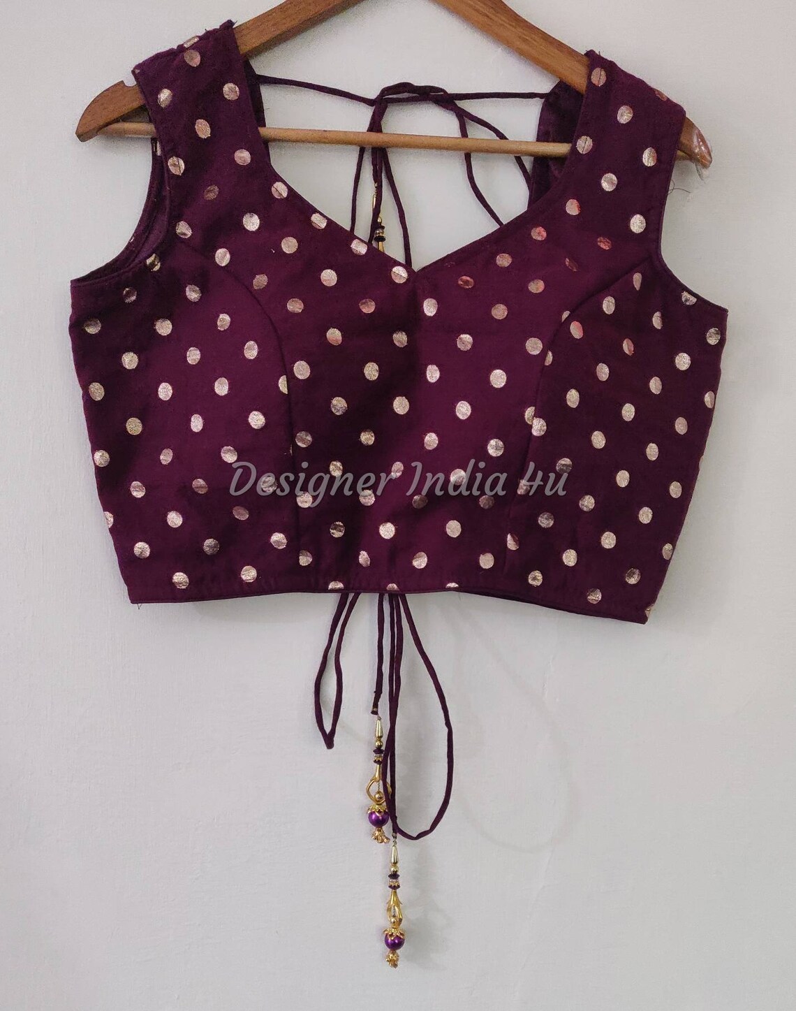 Wine Color Saree Blouse Indian Ethnic Designer Uppada Silk Etsy