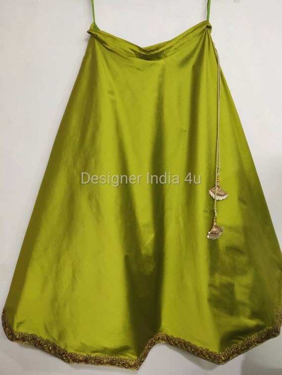 mustard green dress