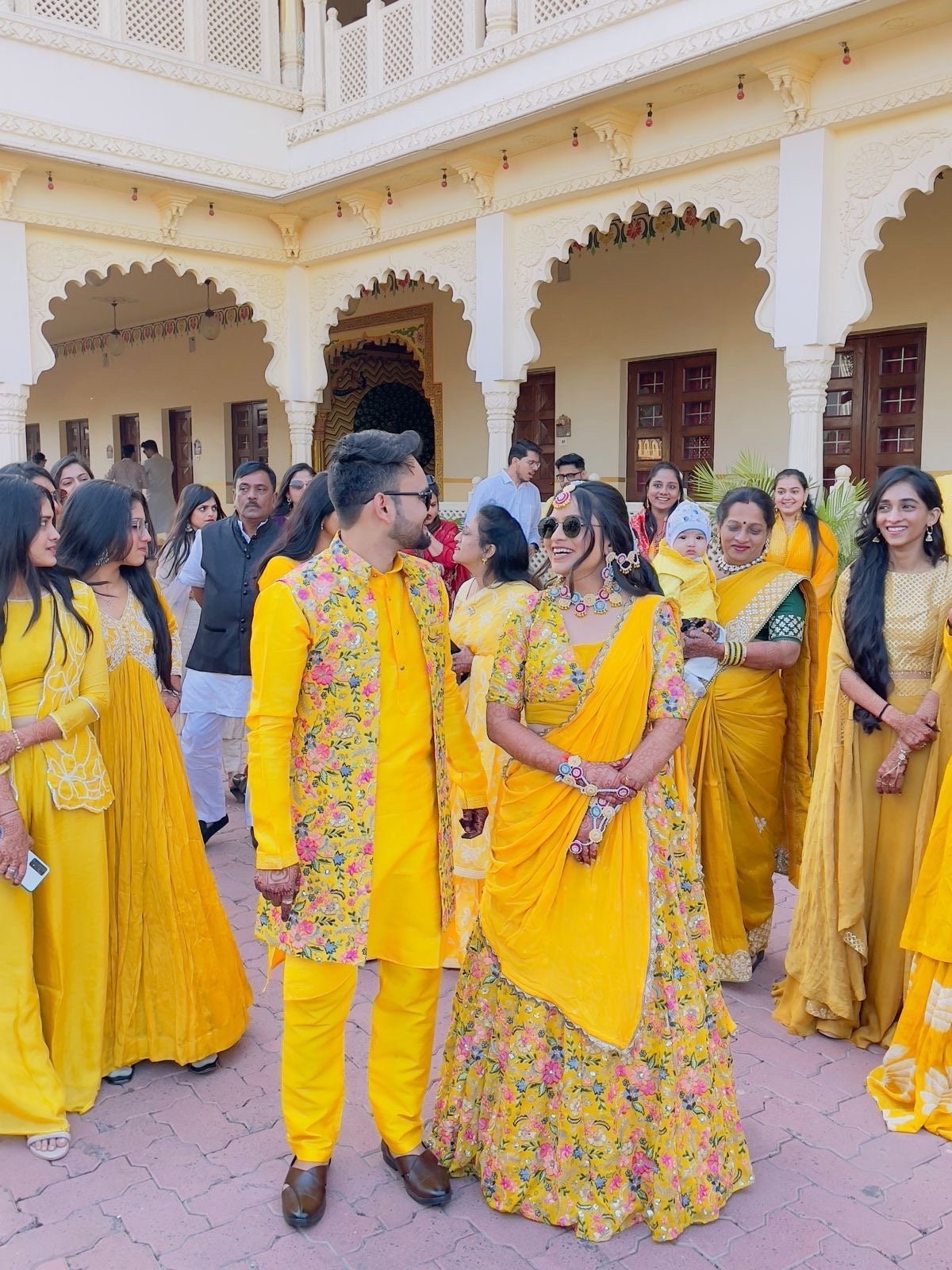 Indian Wedding Gaye Holud Dress For Groom Bengali Wedding Guest - Main Image