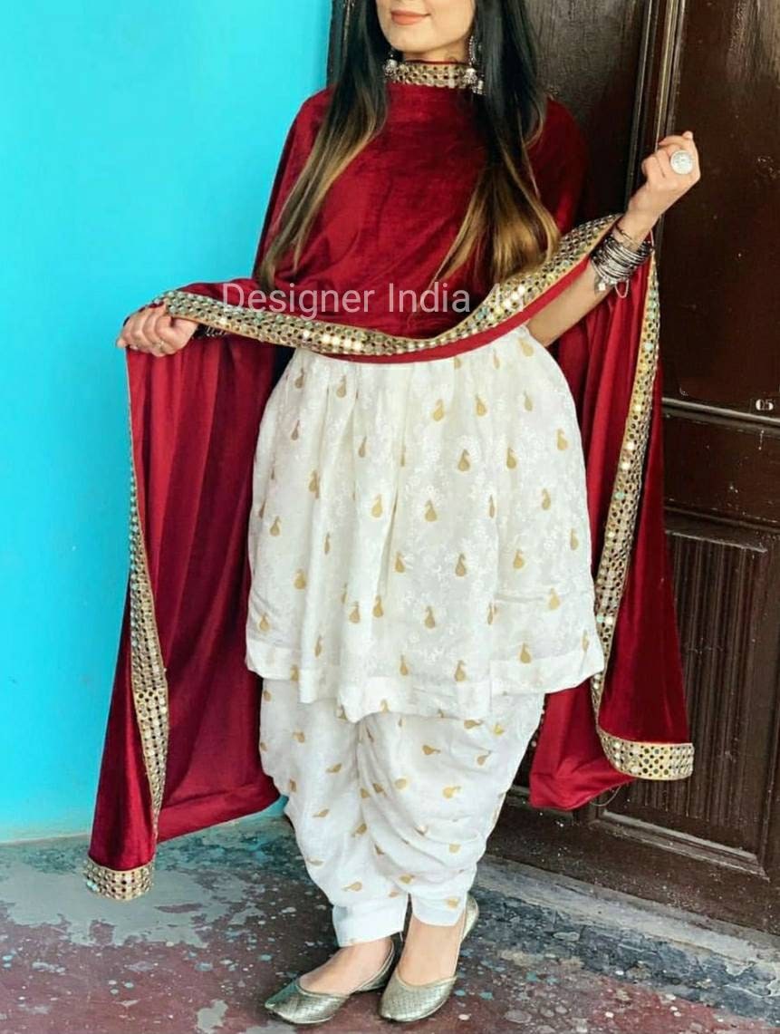 patiala salwar with frock • ShareChat Photos and Videos