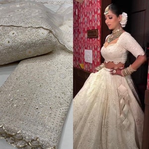 Designer Lehenga Blouse For Women Heavy Embroidered Dupatta Wedding Wear Indian Outfit Custom Stitched - Made to measure outfit