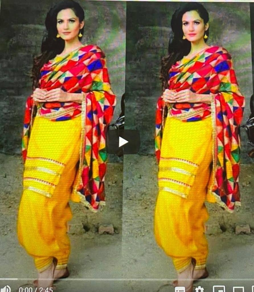 Update more than 125 phulkari suit