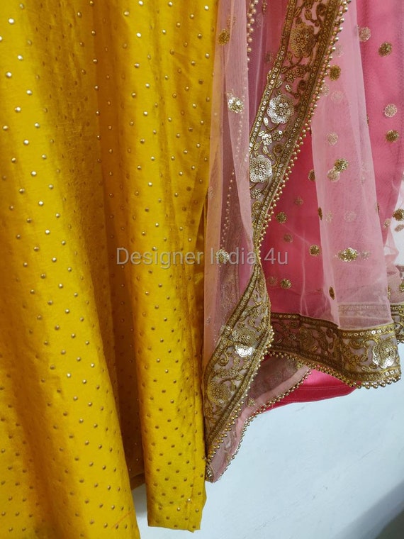 Yellow Chanderi Dress at best price in Dehradun by Ena Creations | ID:  9555187512