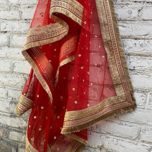 Dupatta bridal sash Indian bridal wear shawl wedding veil for women nikkah scarves
