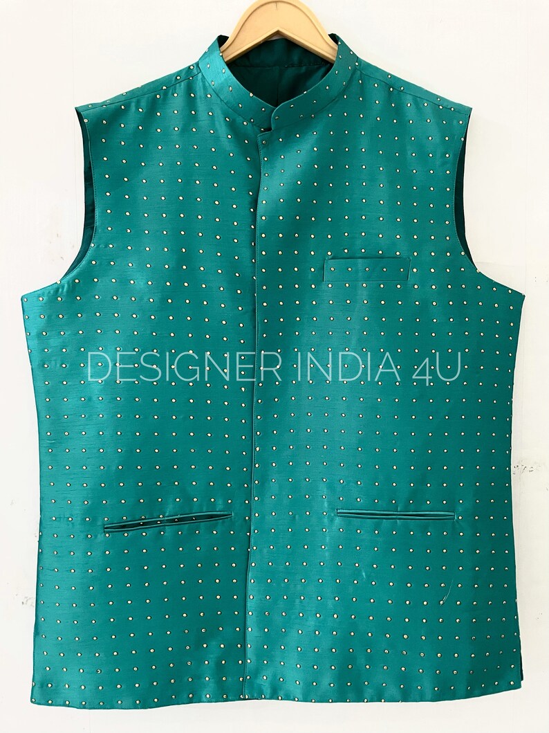 Nehru Jacket Designer Wedding Party Wear Kurta Jacket For Men and Boys Made to Measure Outfit
