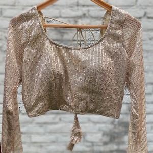 Gold saree blouse Custom Stitched blouses for women