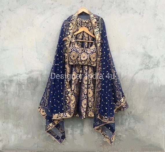 Ready to Wear Banarasi Silk Designer Lehenga Choli for Women or