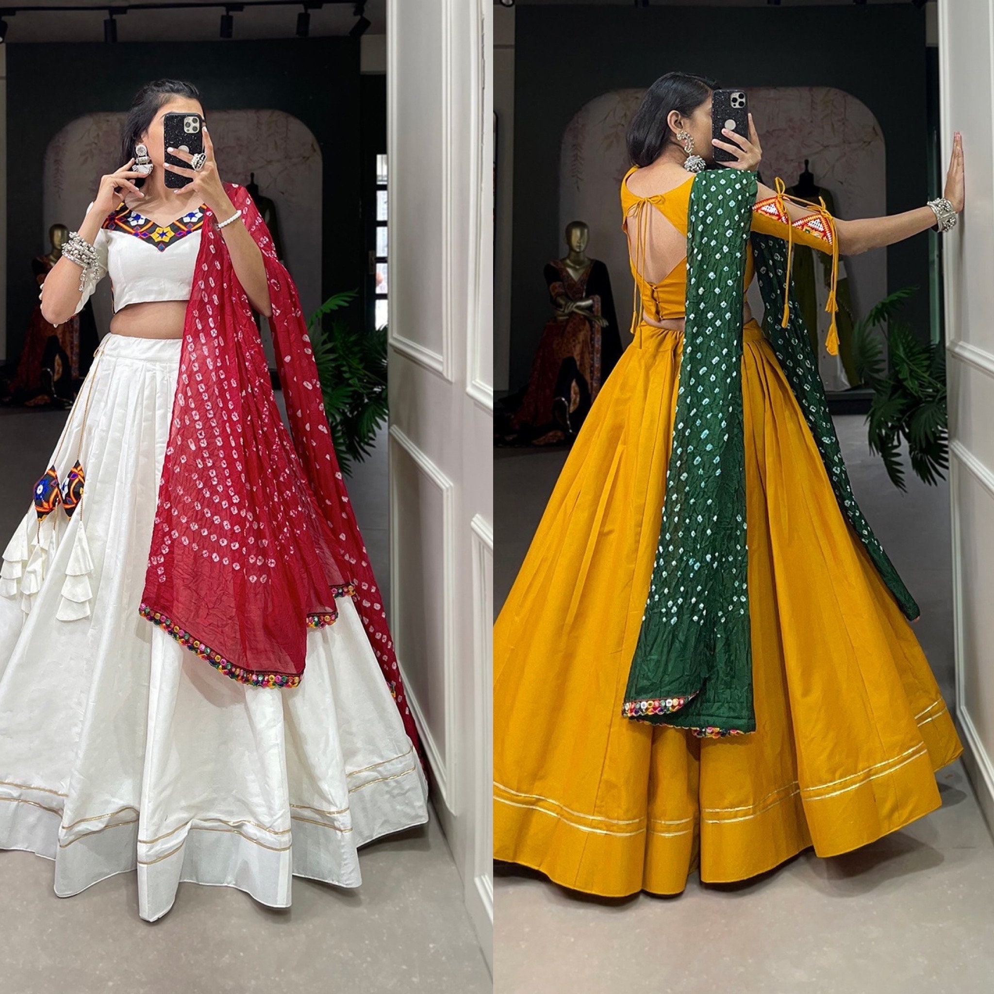 Cotton mix and match suit different kurti kachli different lehenga with  rajashahi leheriya odhna Pls note : suit fabric 4.5 mtr Odhna… | Instagram