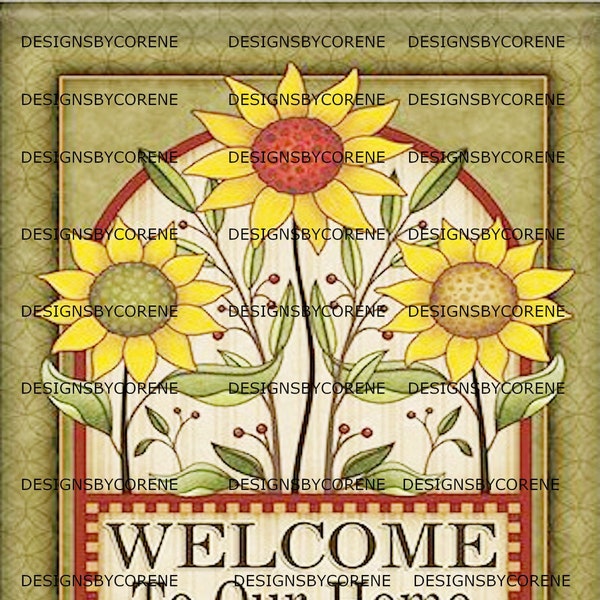 Primitive Welcome - Etsy