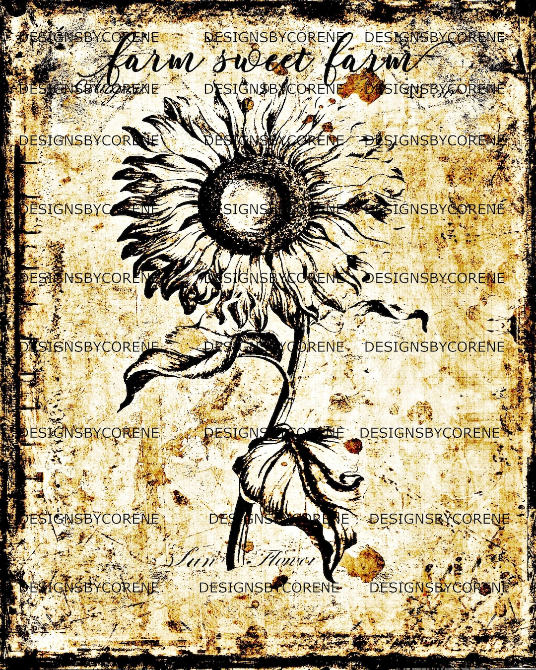 Floral Art Print Wall Art Decor Printable Download - Etsy
